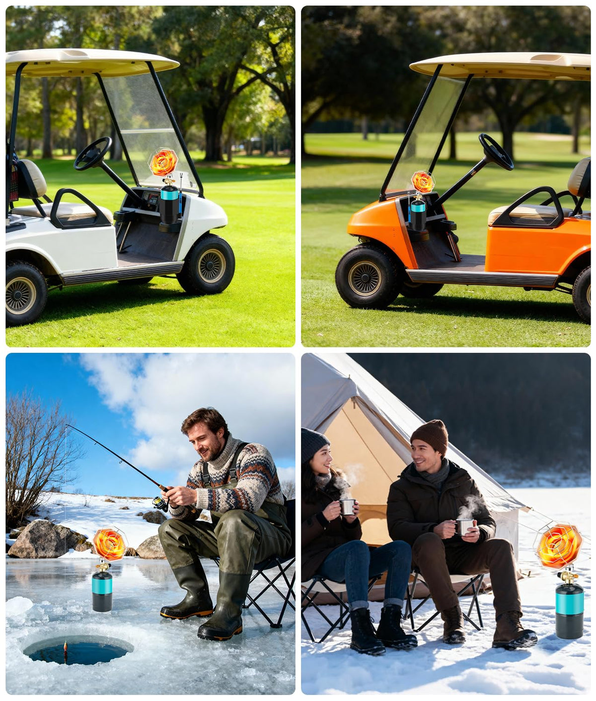 WADEO universal fit supports EZGO, Club Car, and Yamaha models