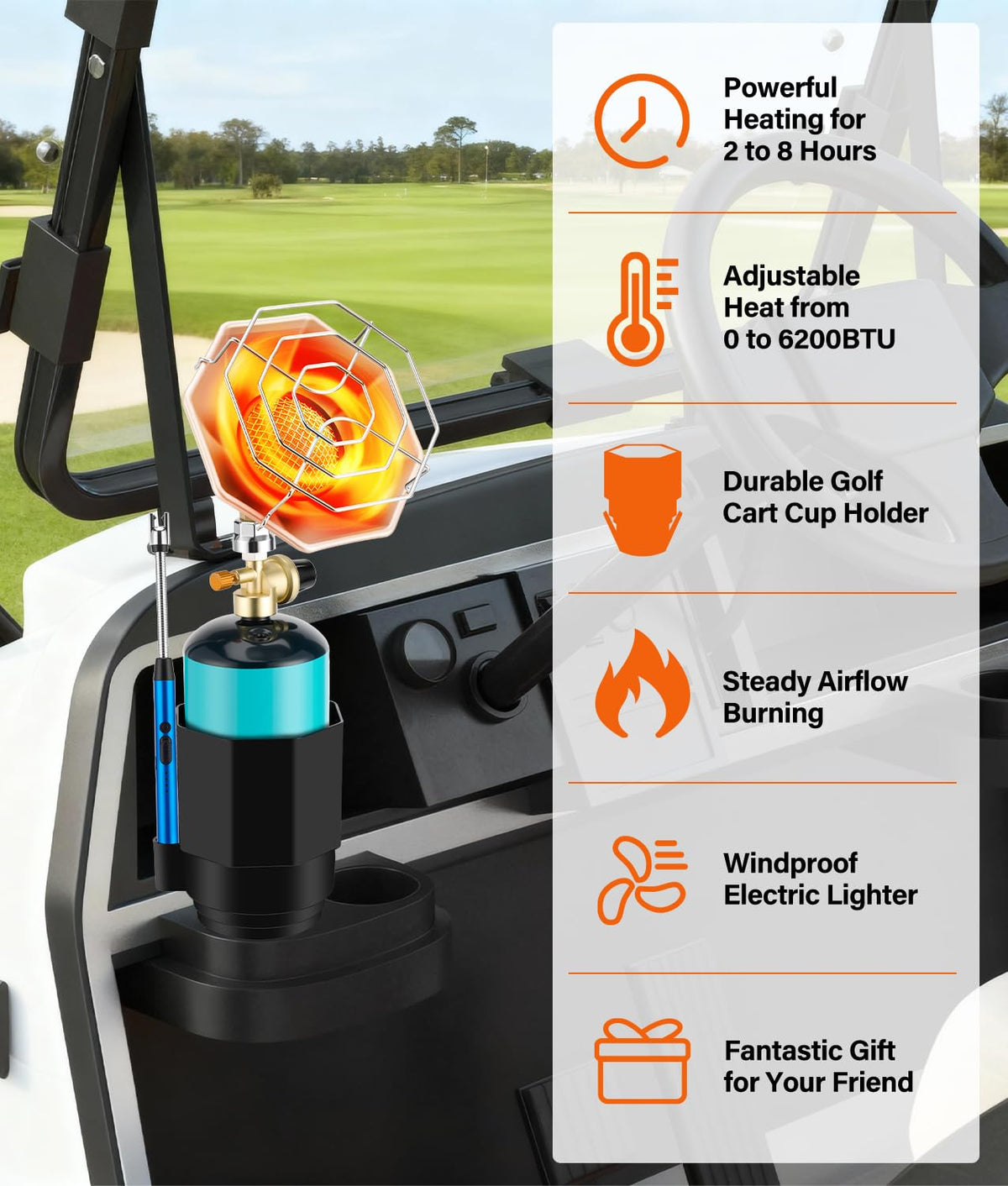 WADEO windproof USB igniter provides reliable ignition in gusty conditions
