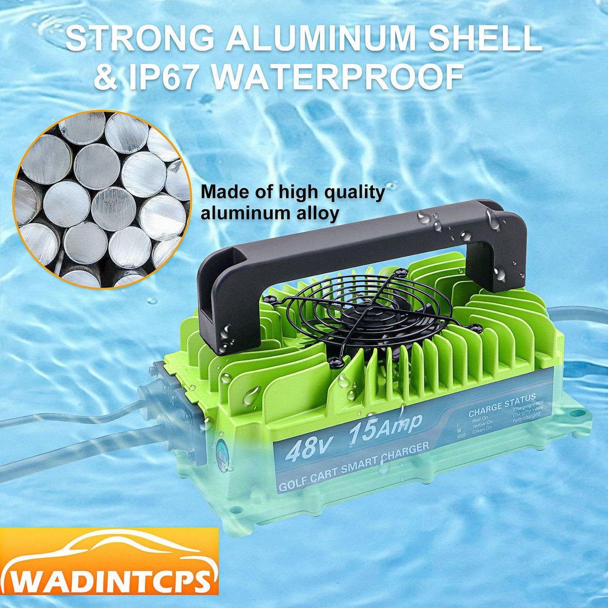 WADINTCPS IP67 shell protects against water and dust