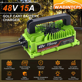 WADINTCPS 48V Yamaha G19-G22 charger side view for compact installation