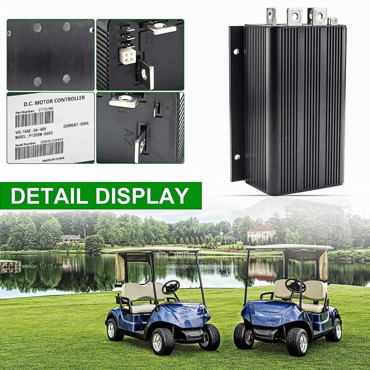 Durable Club Car DS 1991-Up bus bars for reliable connections.