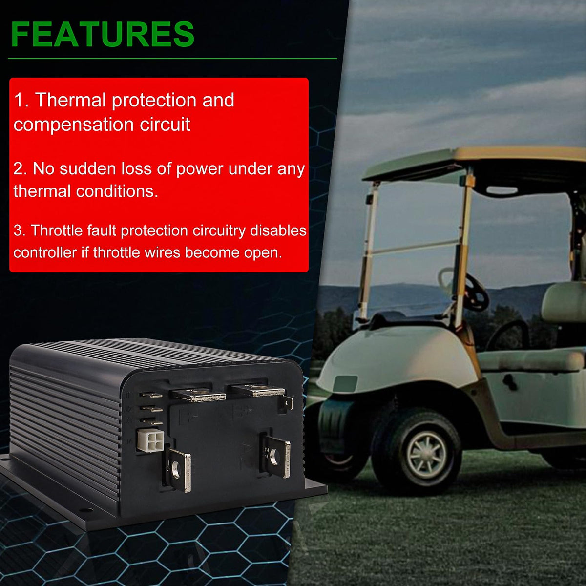 EZGO TXT/Medalist compatible upgrade for better performance.