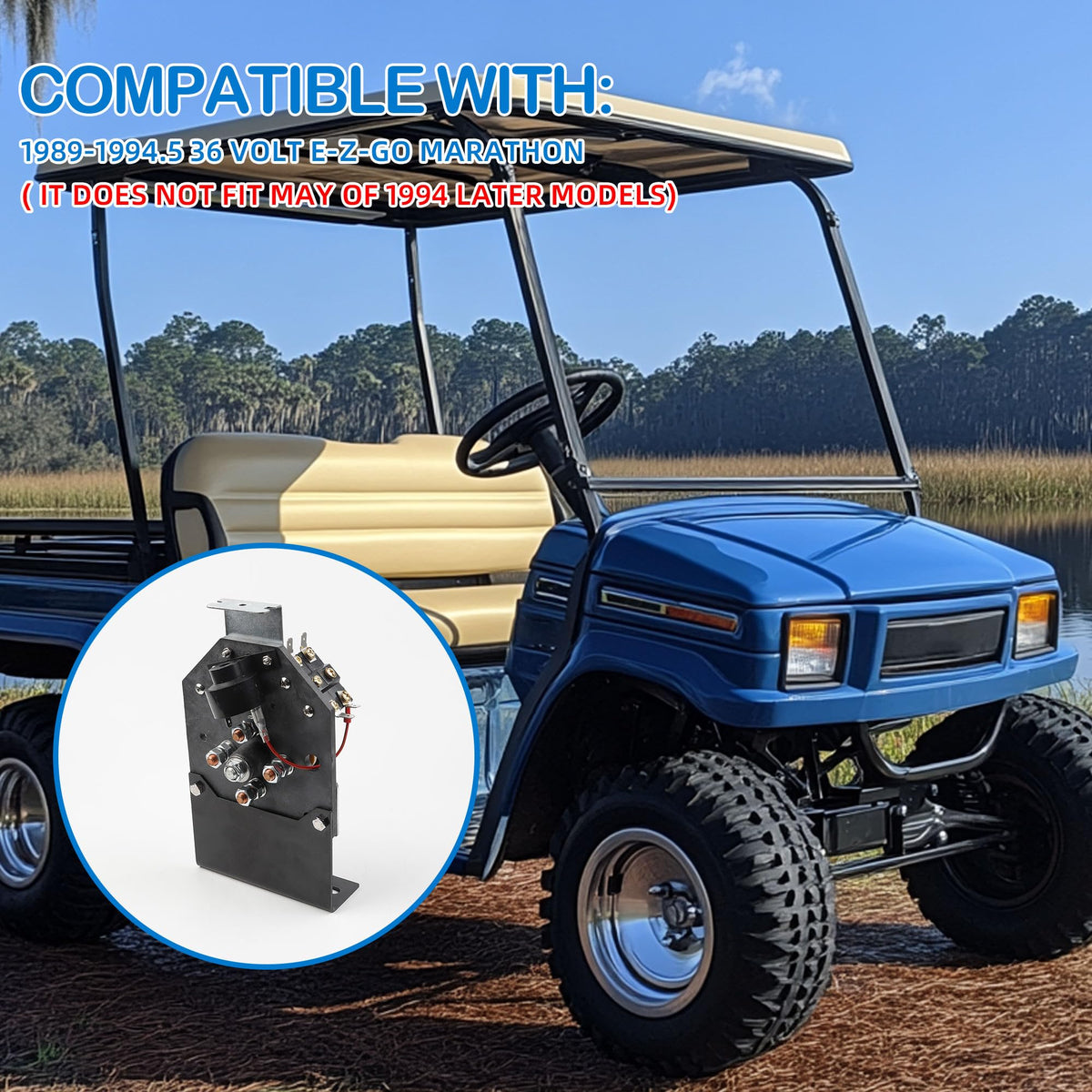 Wahparts EZGO installation guide visuals support quick, error-free switch setup.