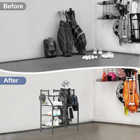 WALMANN durable frame supports a golf bag securely for long-lasting use.
