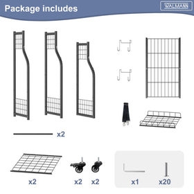 WALMANN rolling golf stand promotes easy cleaning under and around the unit.