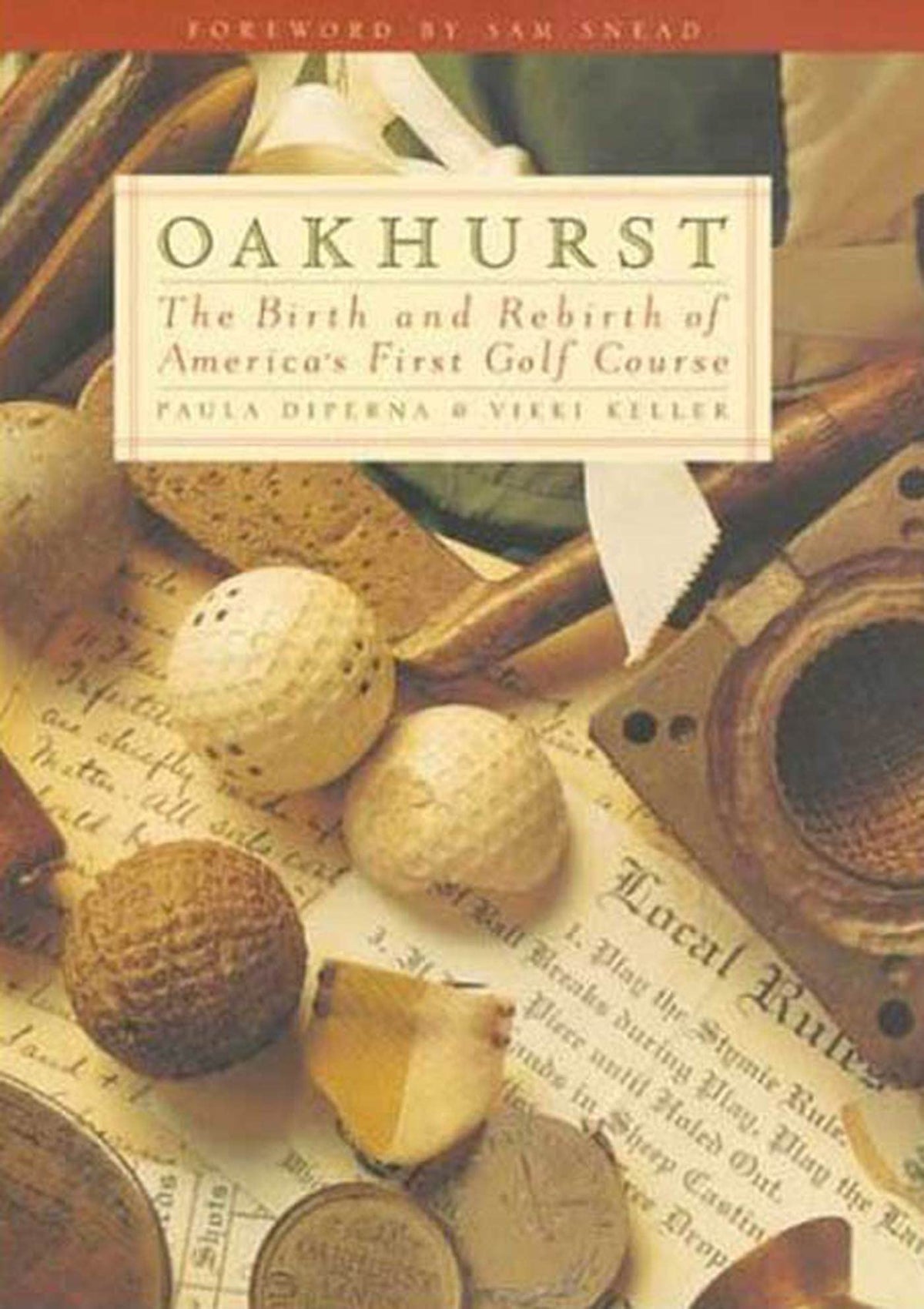 Walker Books Oakhurst historic golf course view, relive early American golf heritage through period play