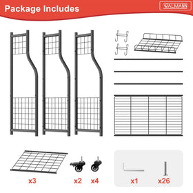 Walmann easy assembly guide with visual and written instructions