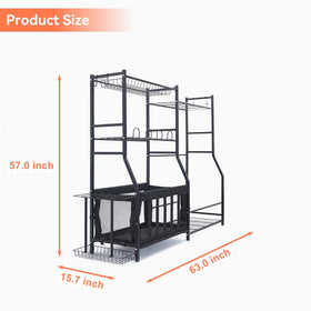 WALMANN assembly-friendly rack with labeled parts speeds setup.