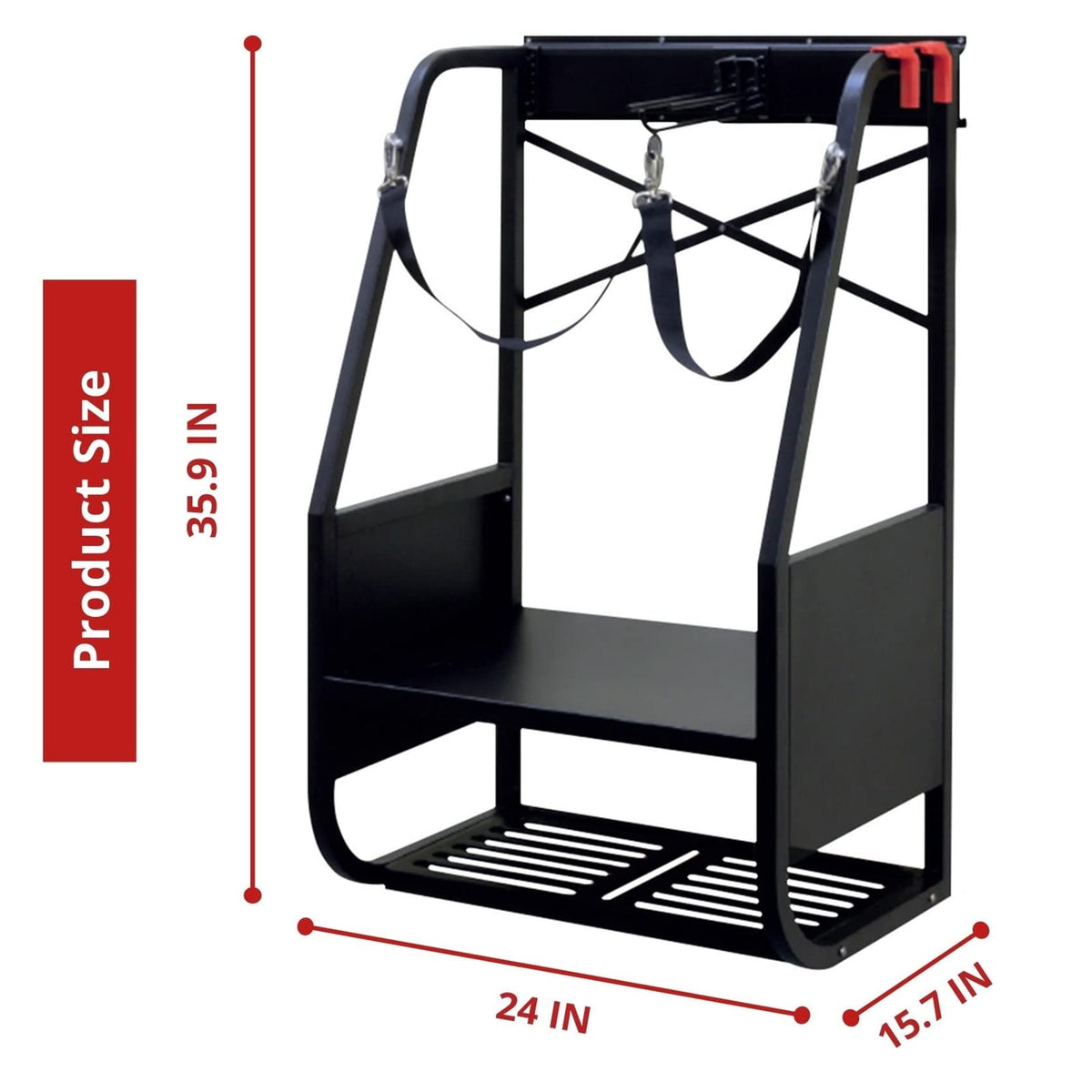 WALMANN four side hooks organize irons and woods neatly.