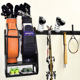 WALMANN belt-secured two-bag setup reduces movement during use.