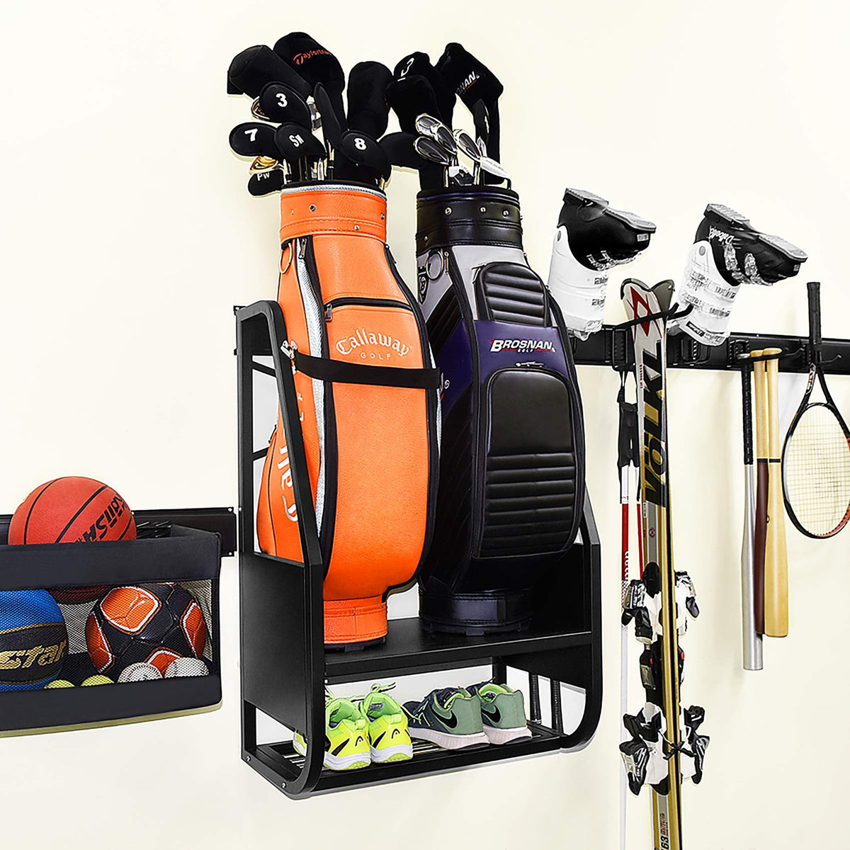 WALMANN open shelf keeps hats and gloves within reach.