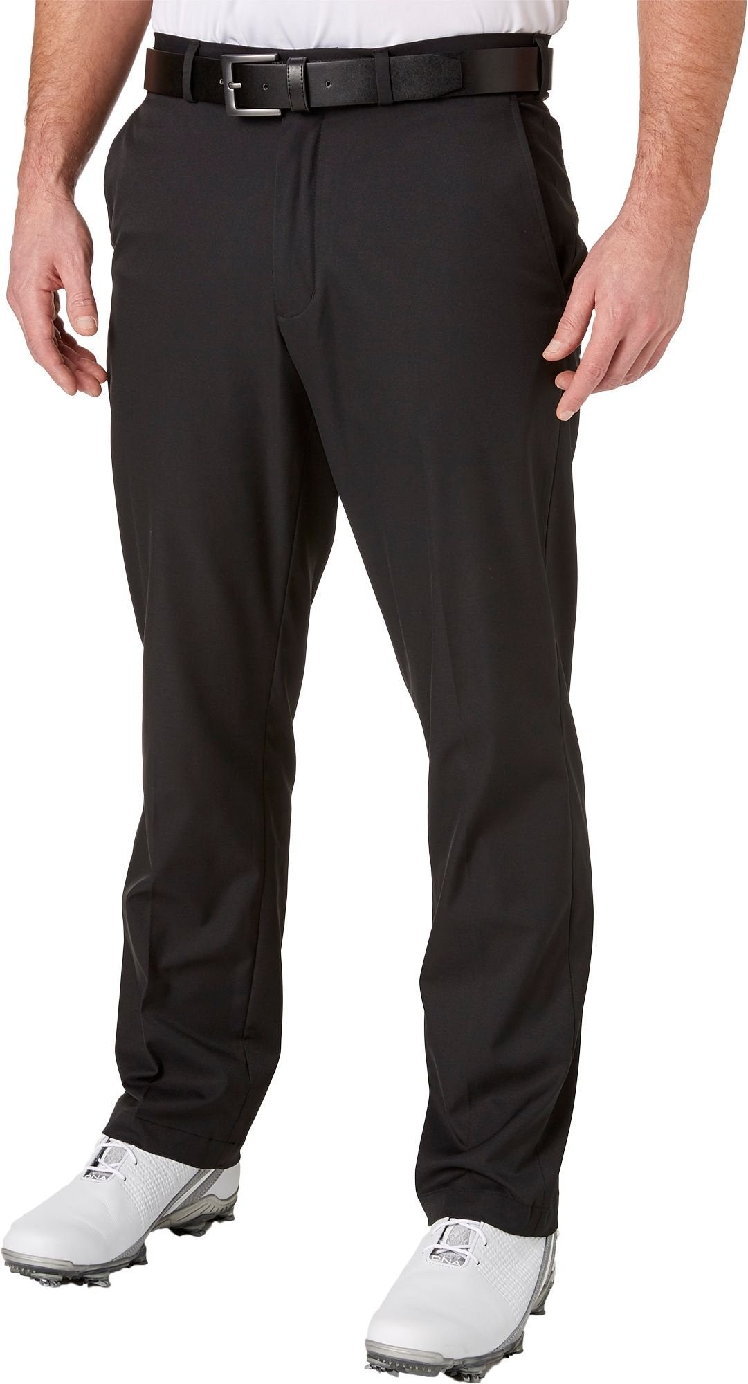 Walter Hagen 11 Majors Core Pants front view showing streamlined flat front for mobility.