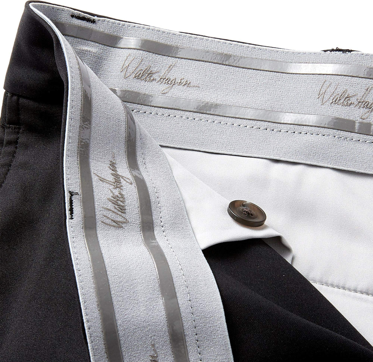 Walter Hagen Hydro-Dri fabric rapidly evaporates sweat for cooler comfort on the course.