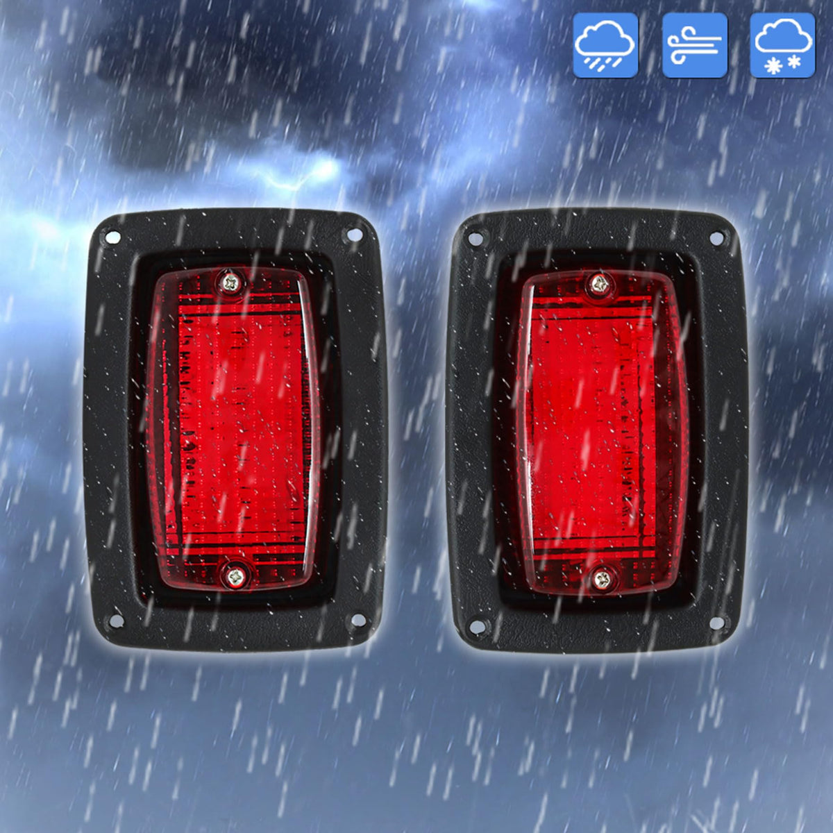 waltyotur 1017035 replacement taillight for Club Car DS golf carts.