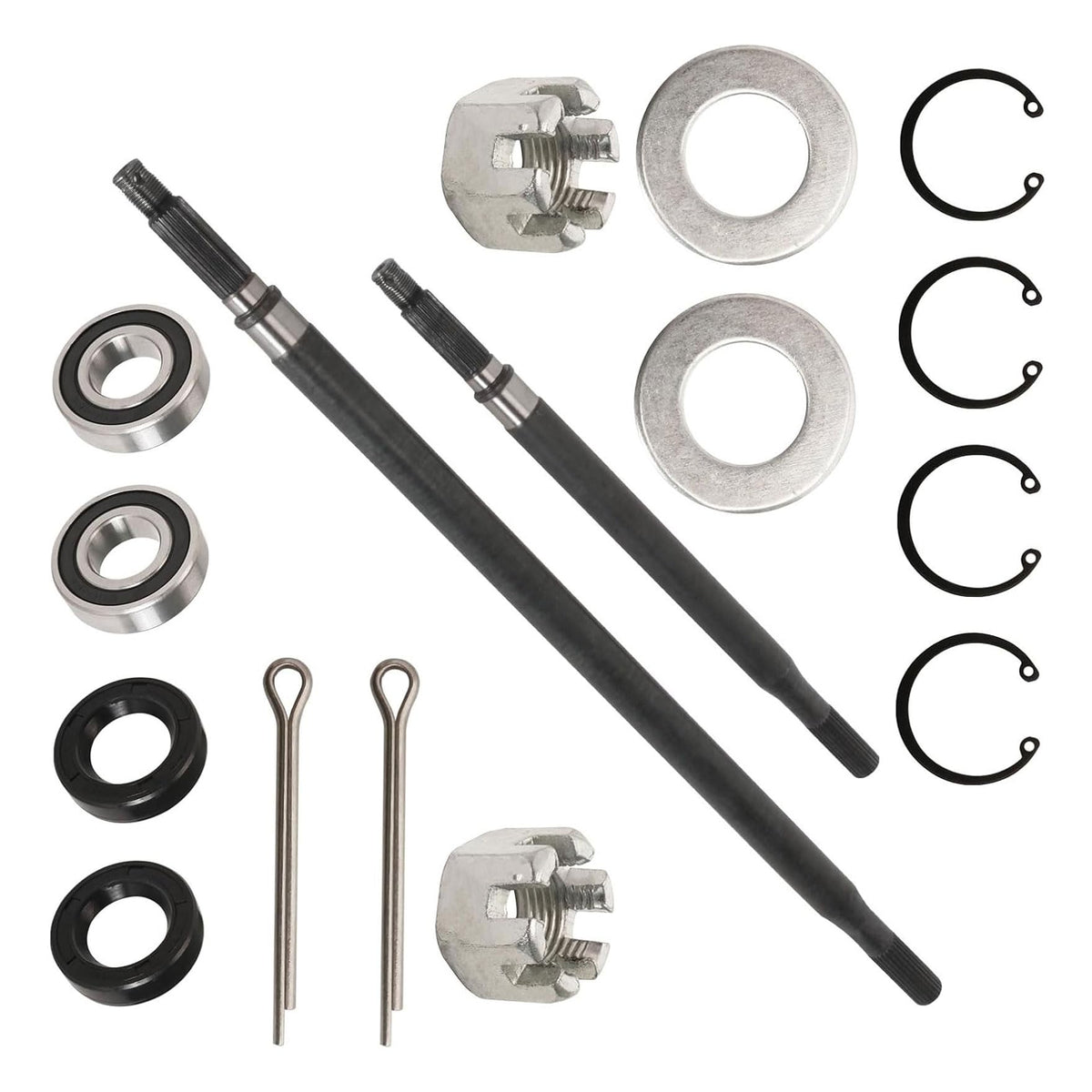 waltyotur rear axle shaft bearing seal kit for EZGO RXV; easy install and durable compatibility.