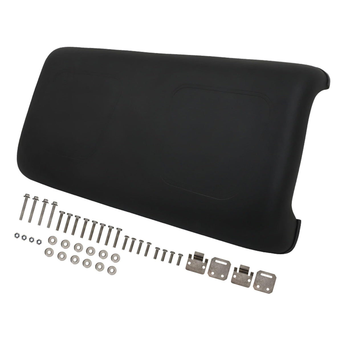 waltyotur black front seat bottom cushion for Club Car DS, comfortable replacement.