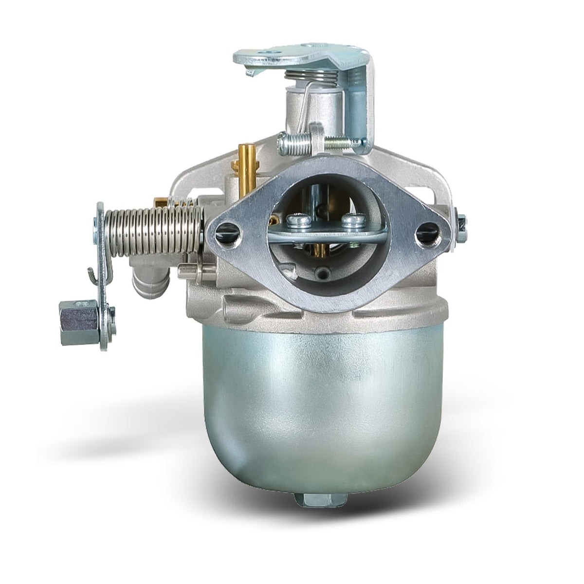 Waltyotur EZGO TXT carburetor side view showing precise fit for 1989-1993 models