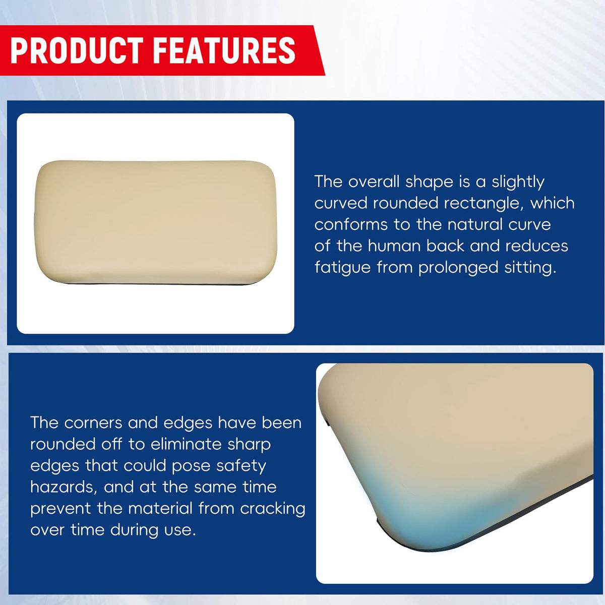 waltyotur ezgo Medalist TXT replacement fit for front seat bottom