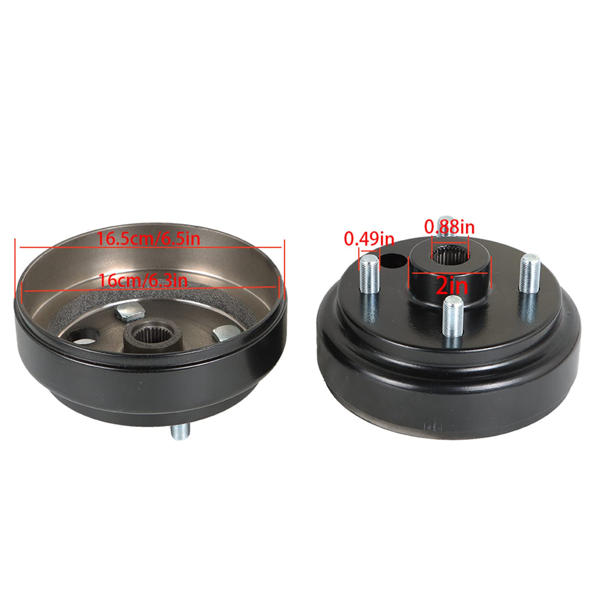 Waltyotur EZGO RXV compatible brake hub drum for 1991 and up models