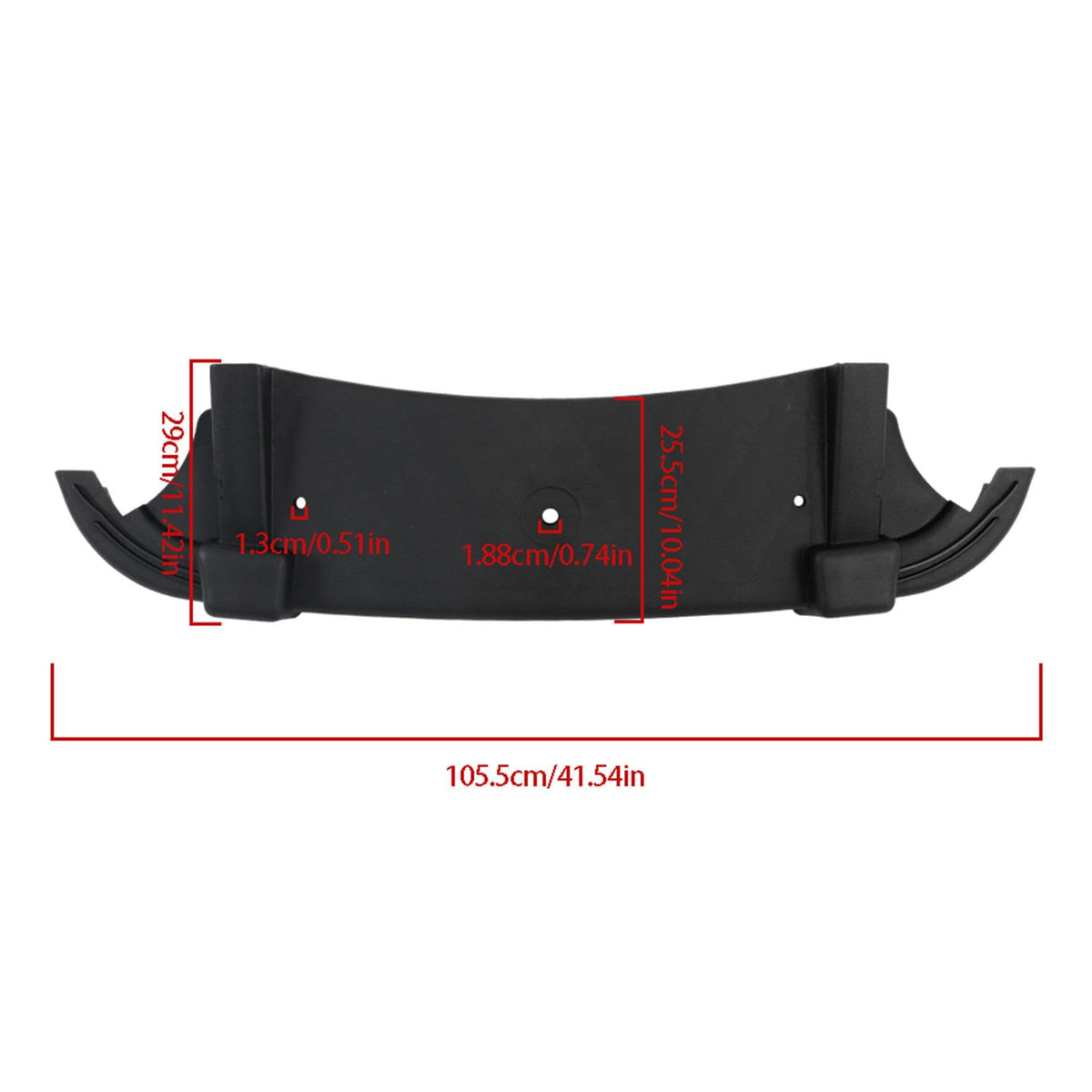 Waltyotur EZGO RXV rear bumper 603819 installation view, ready for mounting.