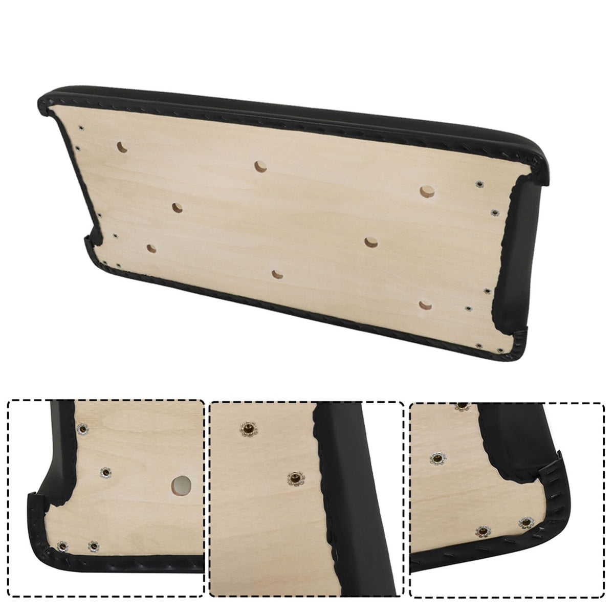 waltyotur front seat bottom cushion includes screws and hardware for easy install.