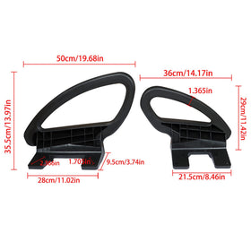 Waltyotur restraint kit includes hinges and hardware for quick, tool-light installation.