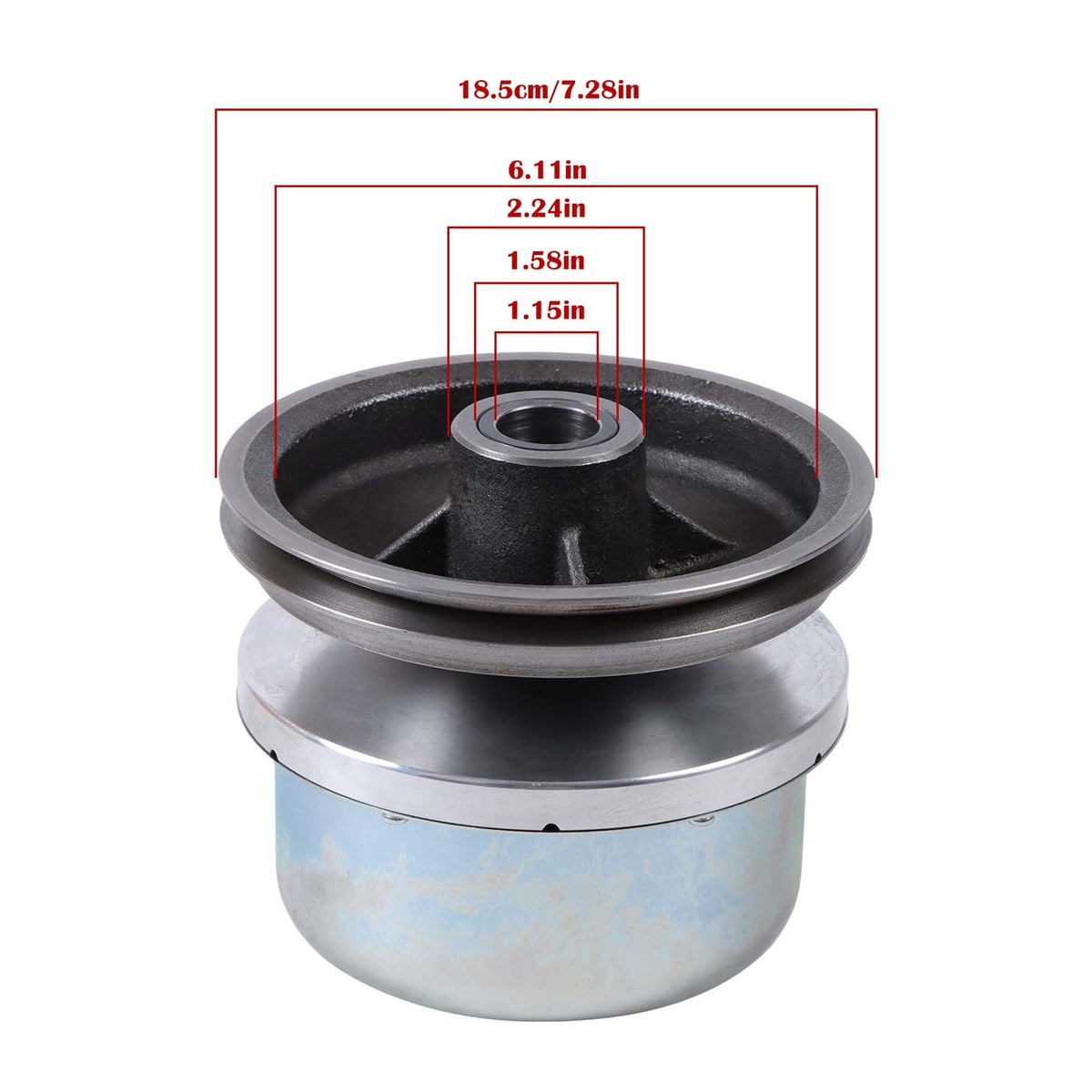 waltyotur primary drive clutch close up rugged construction for steady starts