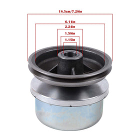 waltyotur primary drive clutch close up rugged construction for steady starts