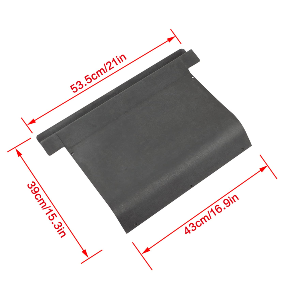 Side view showing snug fit of Waltyotur access panel on EZGO TXT.