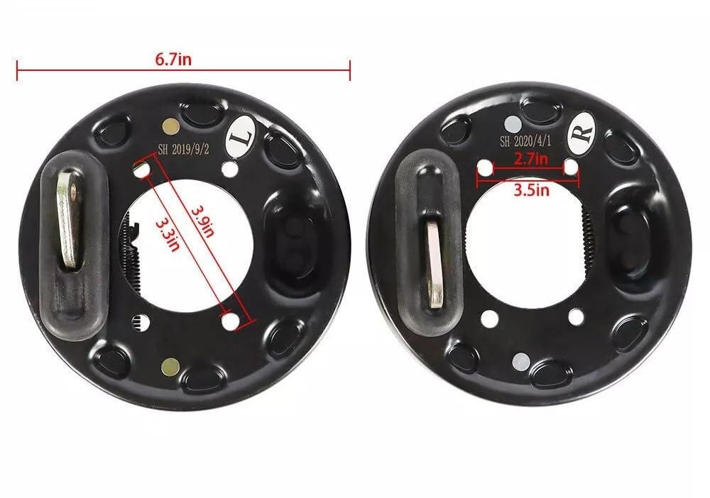 WANTONE RACING brake backing plate cover for Yamaha G14-G22 delivers solid fit.