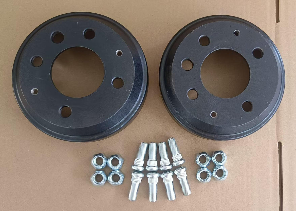 Wantone Racing brake drum 1011137 bolts kit for secure mounting.