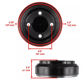 Wantone Racing grey cast iron detail emphasizing heat dissipation.
