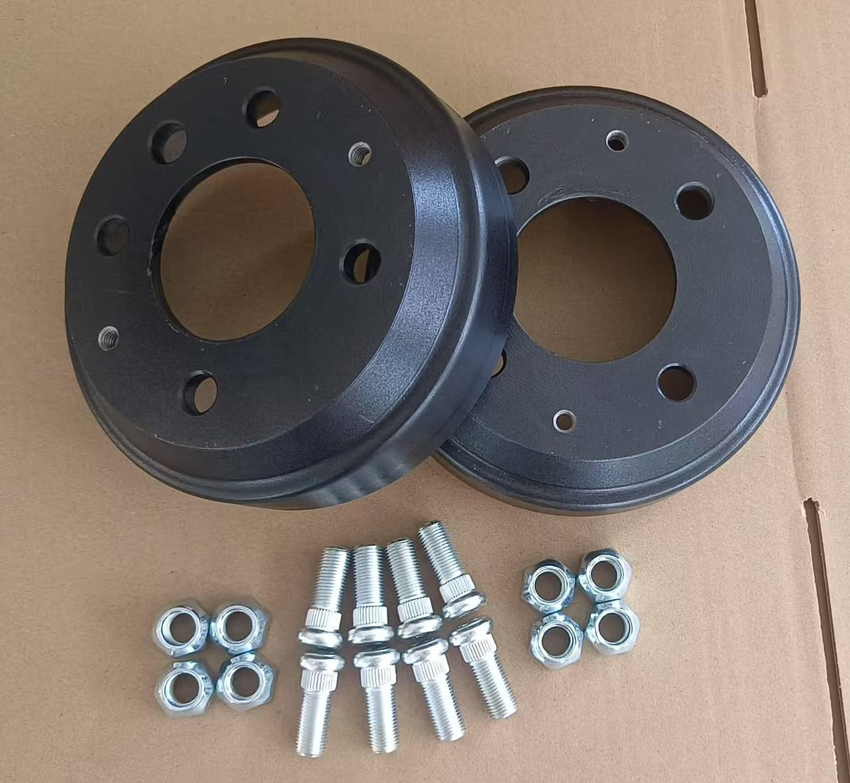Wantone Racing grey cast iron brake drum highlighting durability and heat resistance.