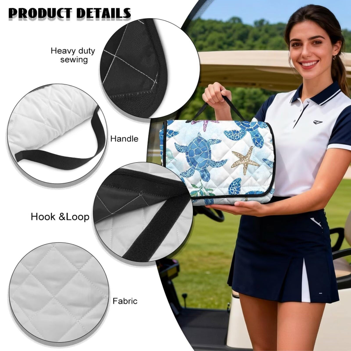 Universal compatibility with EZGO, Yamaha, and Club Car carts by Wanyint.