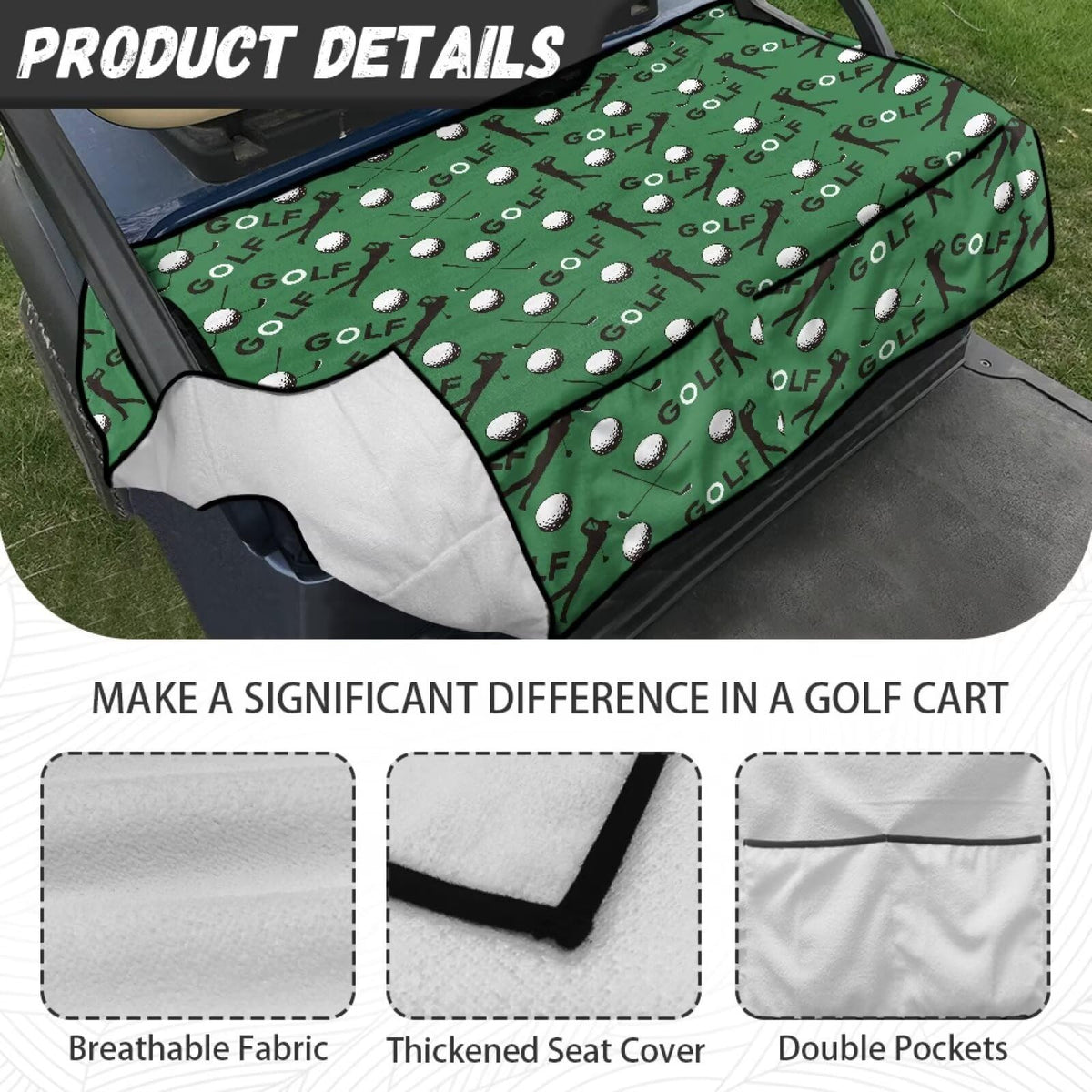 Wanyint compatible with Club Car, Yamaha, and EZGO carts.