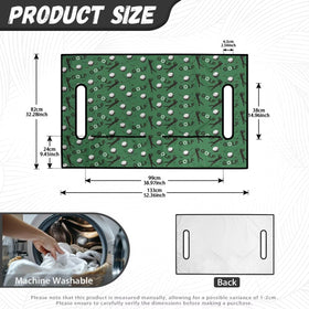 Wanyint dark green design adds style to any golf cart.
