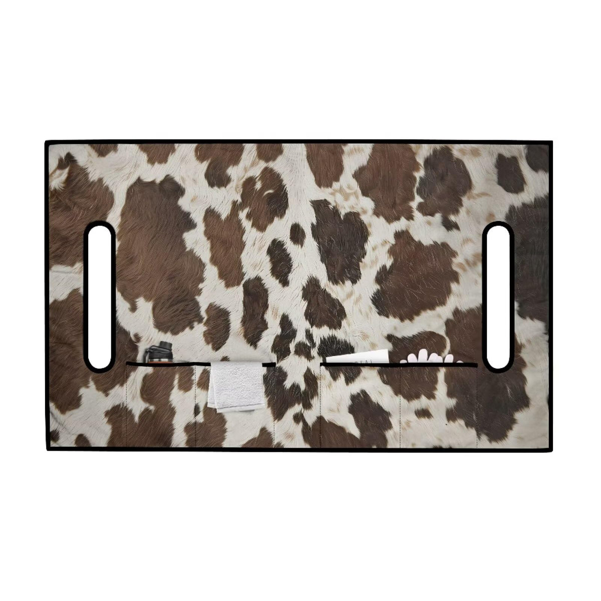 Wanyint cow skin print fabric offers stylish seat protection.