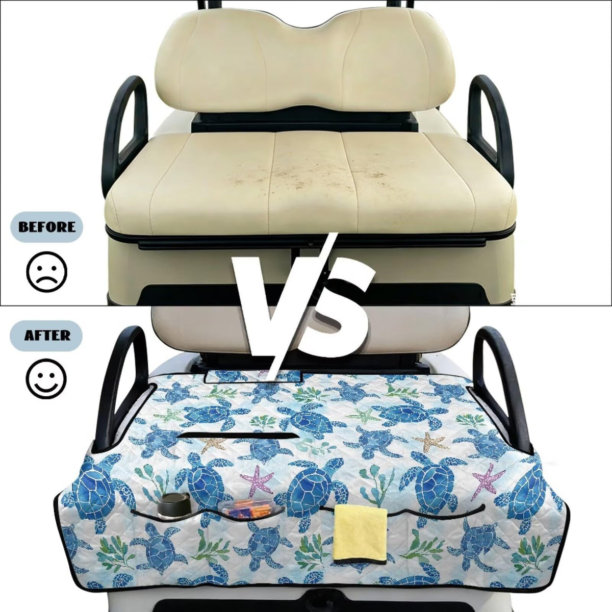 Machine washable seat cover by Wanyint for quick refresh after dusty days.