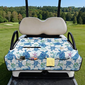 Stain-resistant polyester fabric keeps seats cleaner under sun and spills.