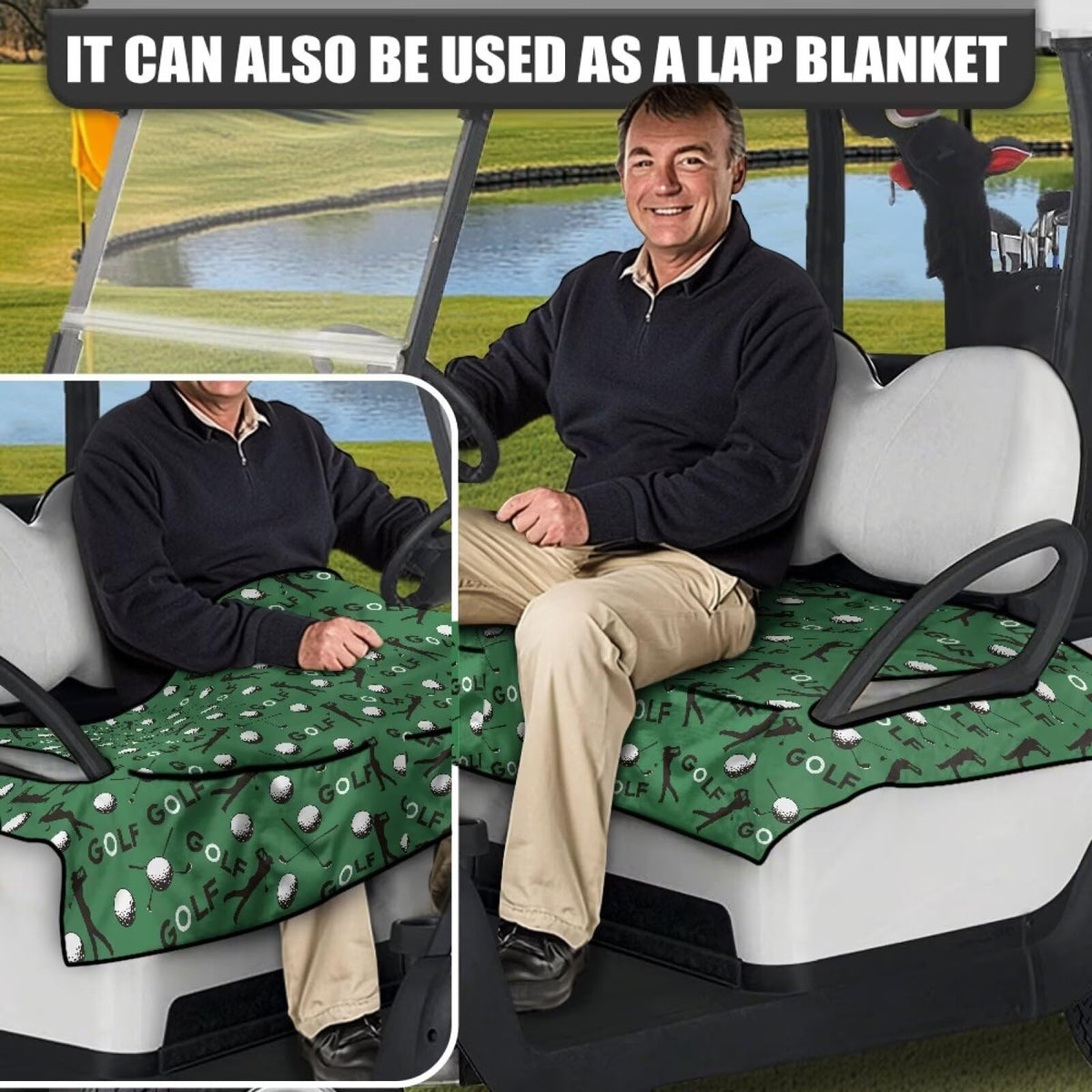 Wanyint reinforced stitching enhances durability for regular golfing trips.