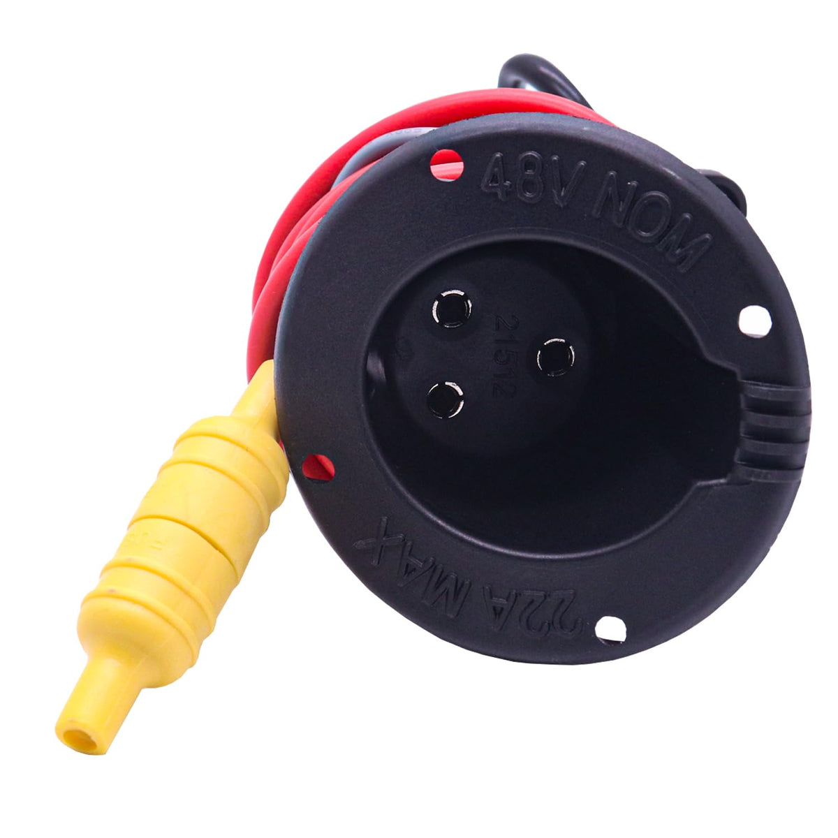 WAOUKS charging port with cord for Club Car DS simplifies connections.