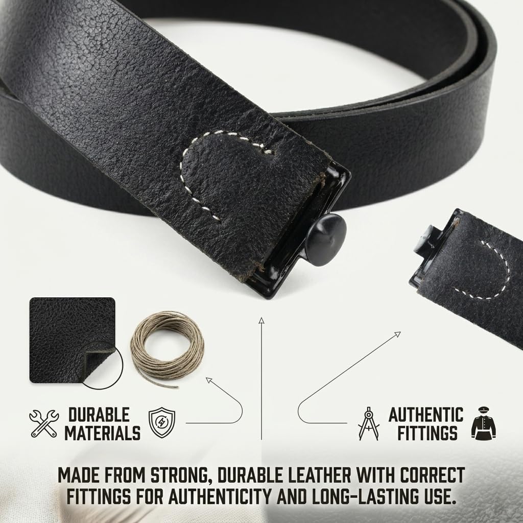WarReplica dark leather edge closeup reveals quality craftsmanship.