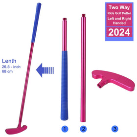 Wassteel Kids Metal Golf Putter 26-7 Inch beginner-friendly height for easy aim