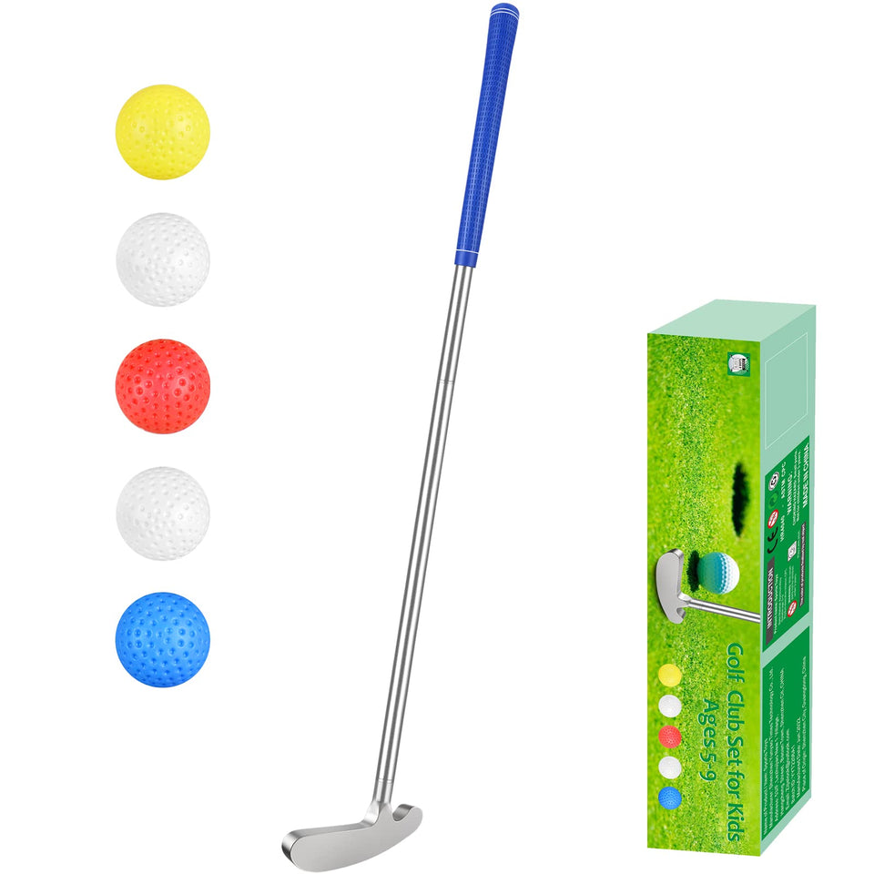 Wassteel kids putter, 26.7 inches, easy grip for beginners during practice