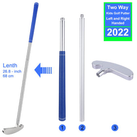 Wassteel two-way head showing compatibility for right and left handed players