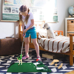 Wassteel family game kit includes umbrella table and chairs for cozy indoor sessions