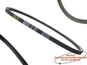 Wasydy belt kit packaging highlighting OEM compatibility and quality.