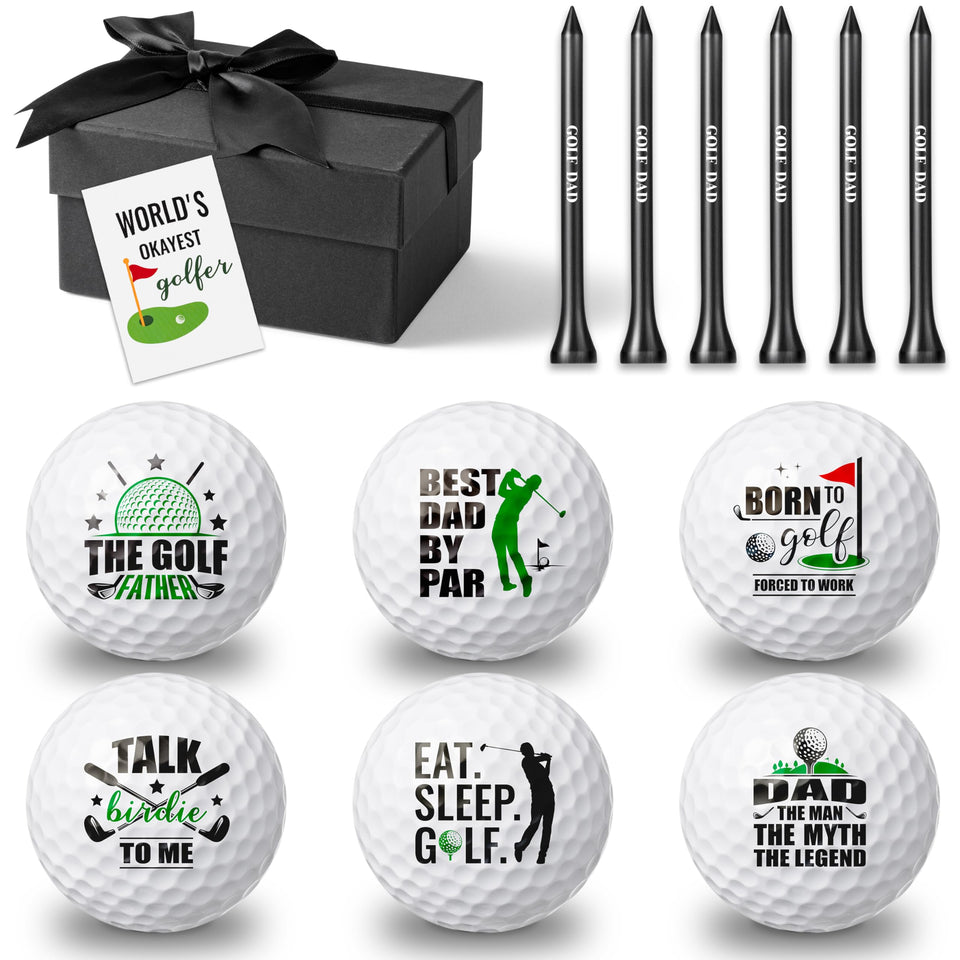 Watinc golf balls featuring six styles for varied rounds