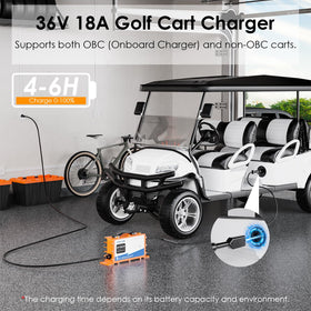 WAVLINK 36V charger side view with cables for versatile installation.