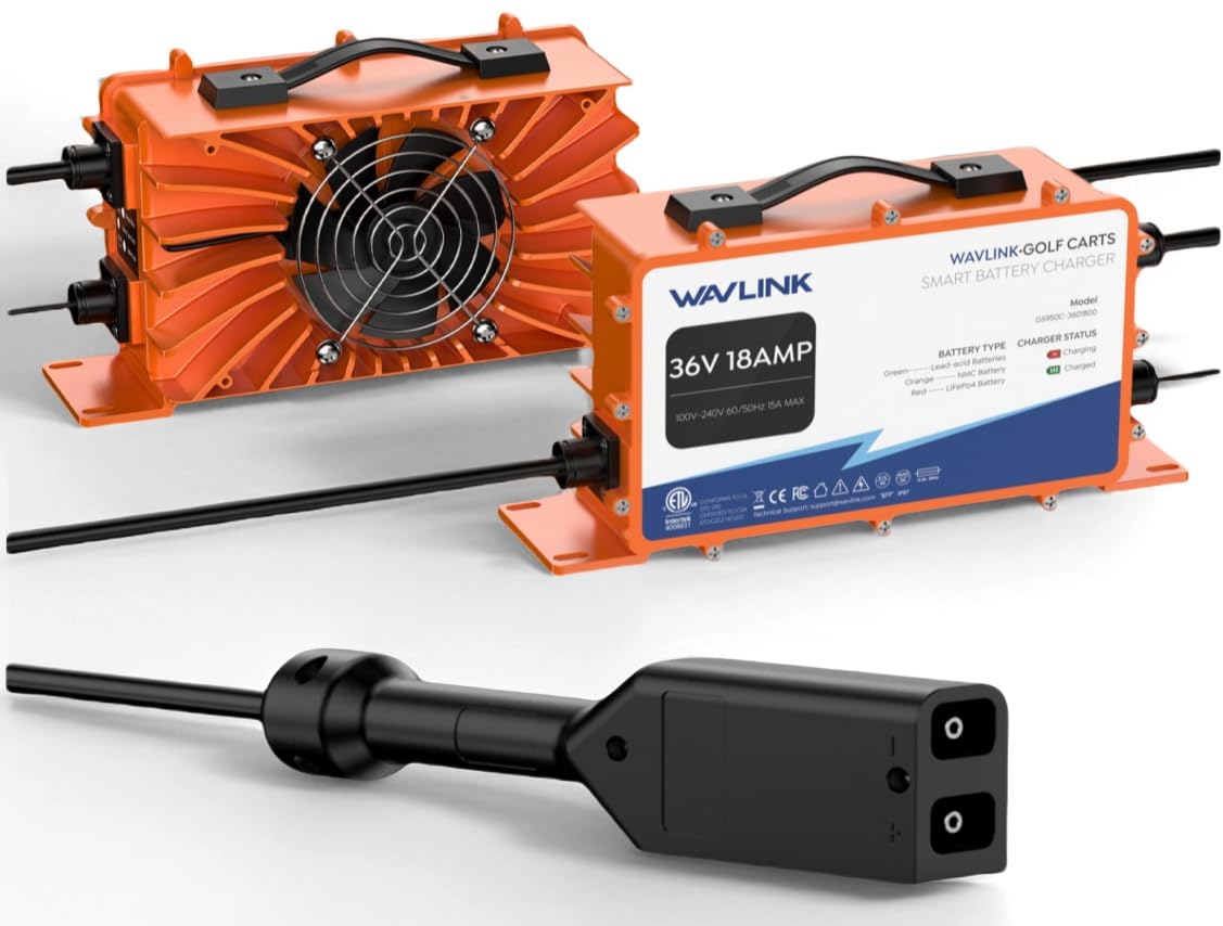 WAVLINK charger with safety protections for reliable charging.